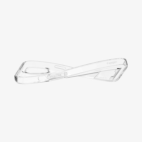 ACS04832 - iPhone 14 Pro Max Case Crystal Slot in crystal clear showing the back with card in slot